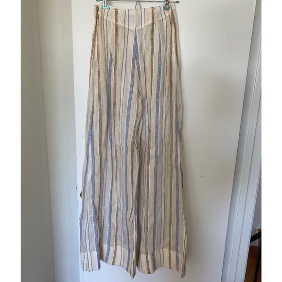 Jacquemus embroidered wide leg pants
